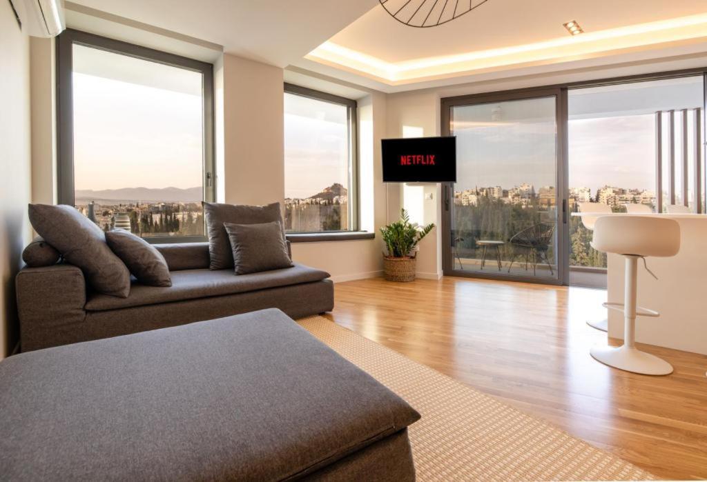 Apartament Upscale Luxury Living In Acropolis By Neuvel Ateny Zewnętrze zdjęcie